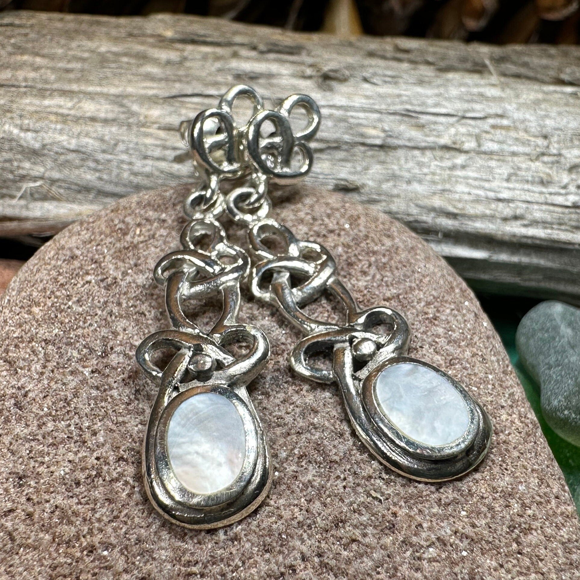 Aeronwen Celtic Knot Post Earrings