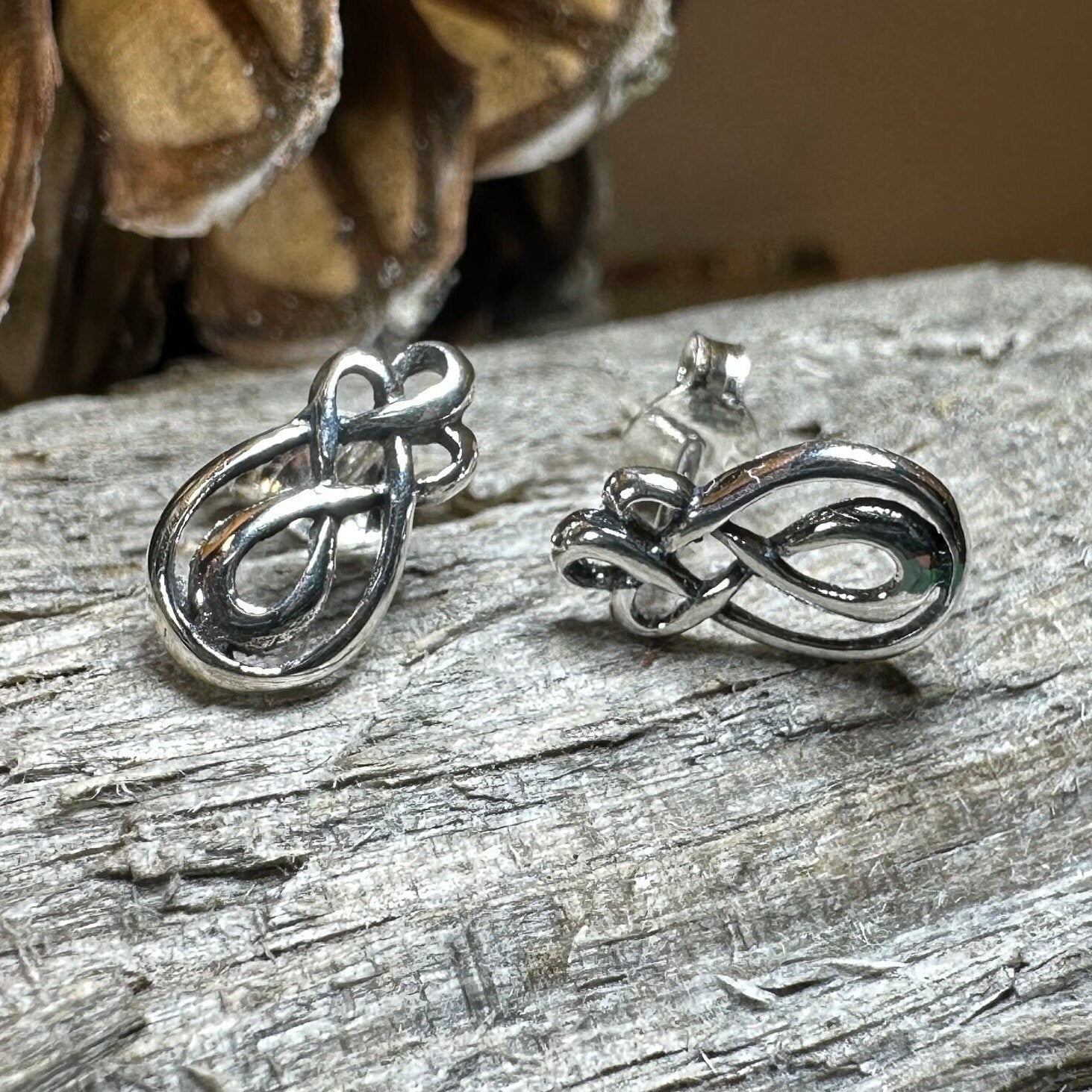 Alyka Celtic Knot Stud Earrings