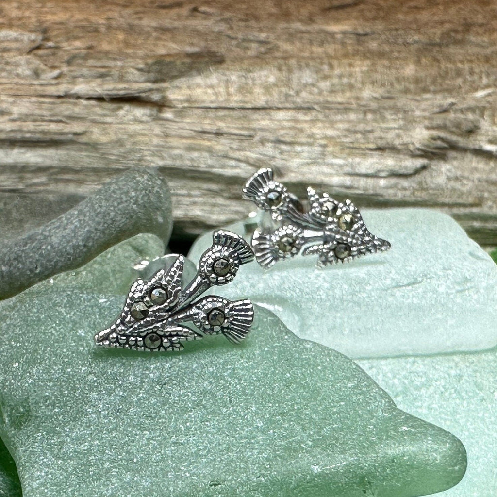 Aerona Thistle Stud Earrings