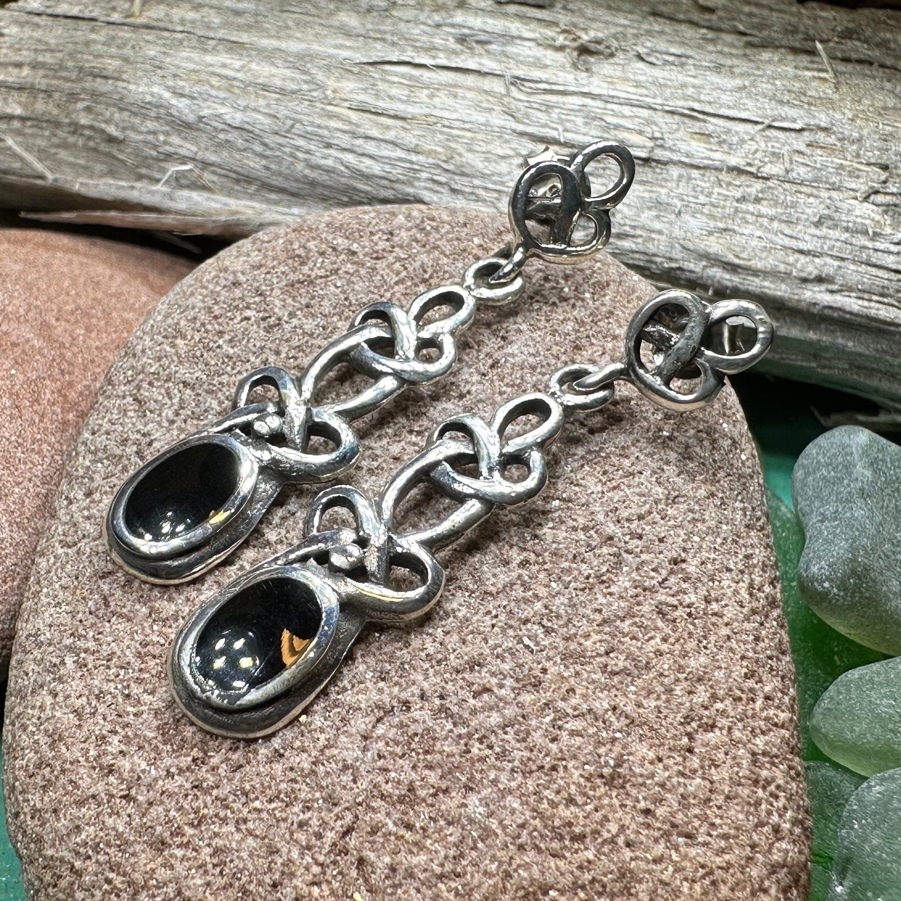 Aeronwen Celtic Knot Post Earrings