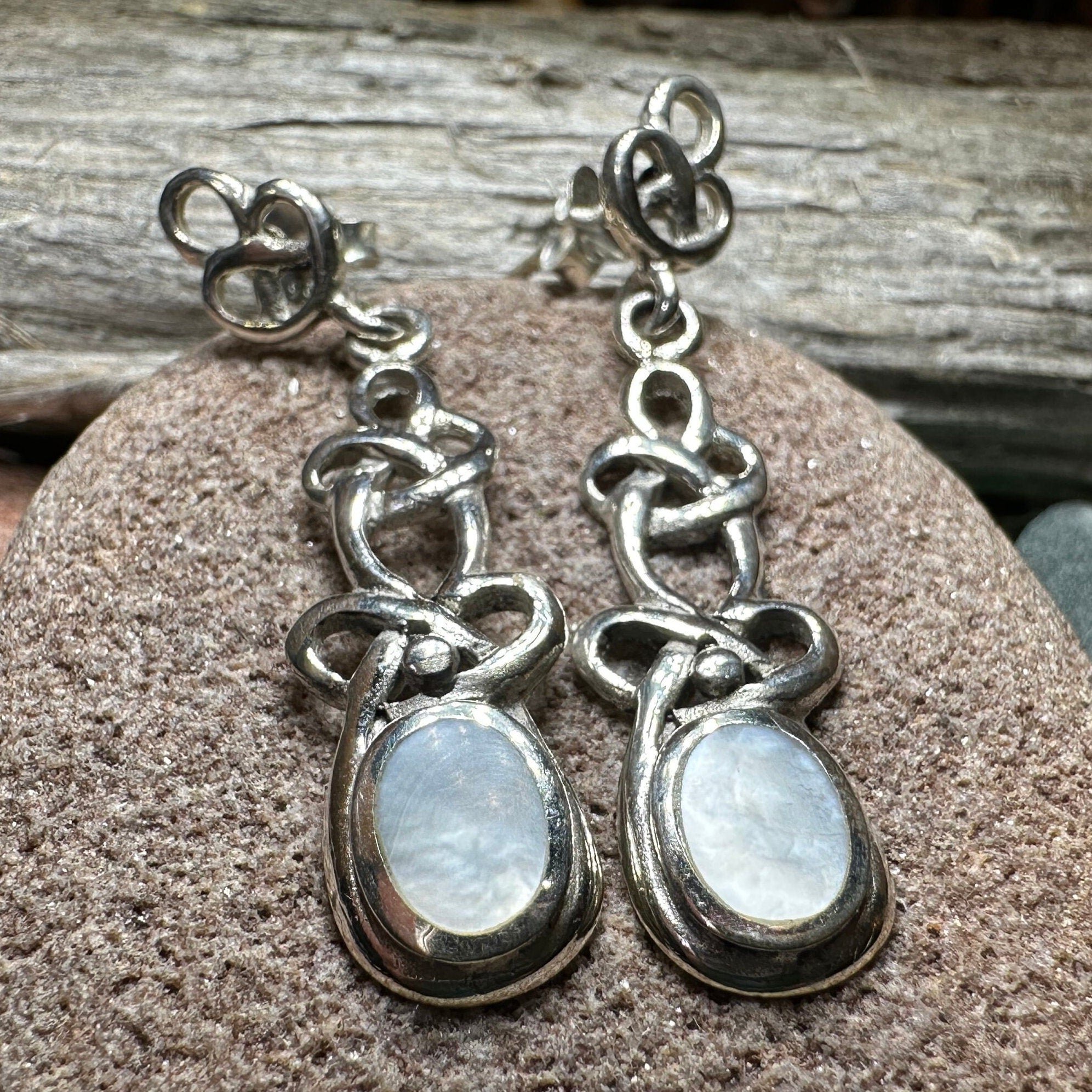 Aeronwen Celtic Knot Post Earrings