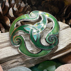 Yanaya Celtic Spiral Brooch