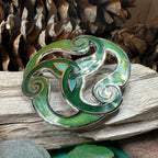 Yanaya Celtic Spiral Brooch