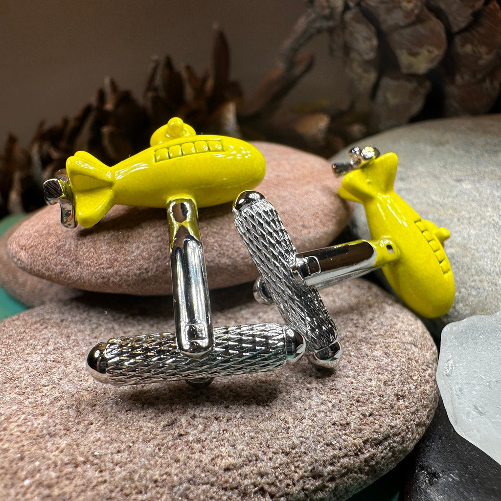 Yellow Submarine Cuff Links