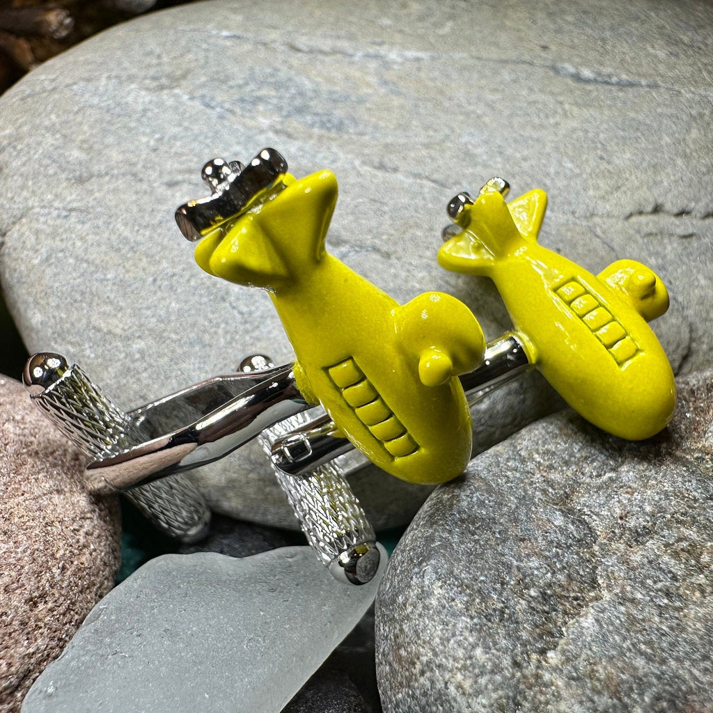 Yellow Submarine Cuff Links