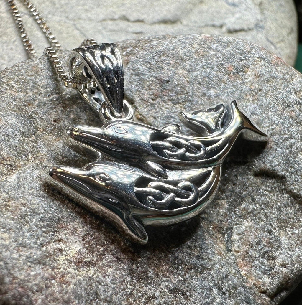 Always Together Celtic Dolphin Necklace