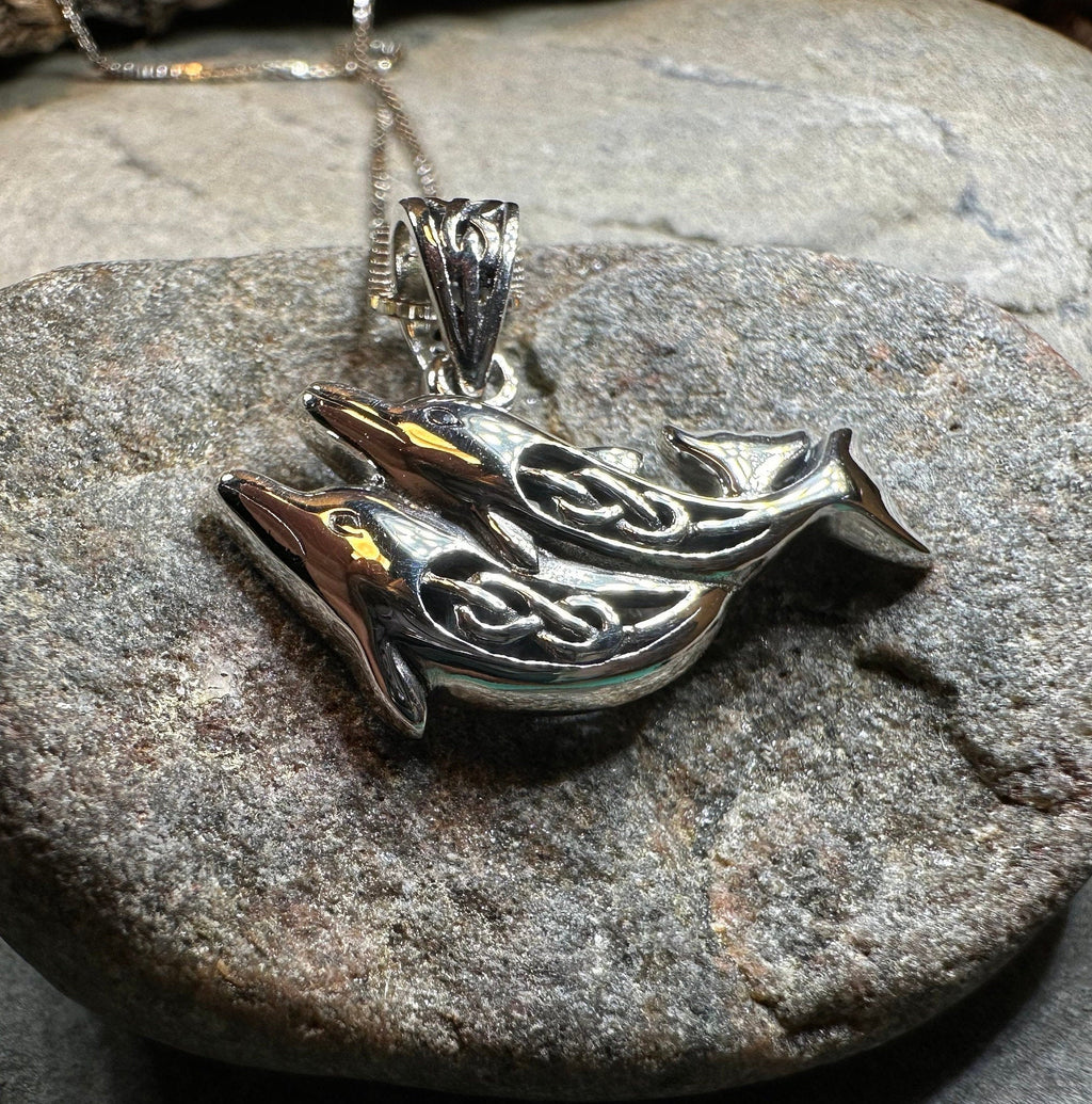 Always Together Celtic Dolphin Necklace