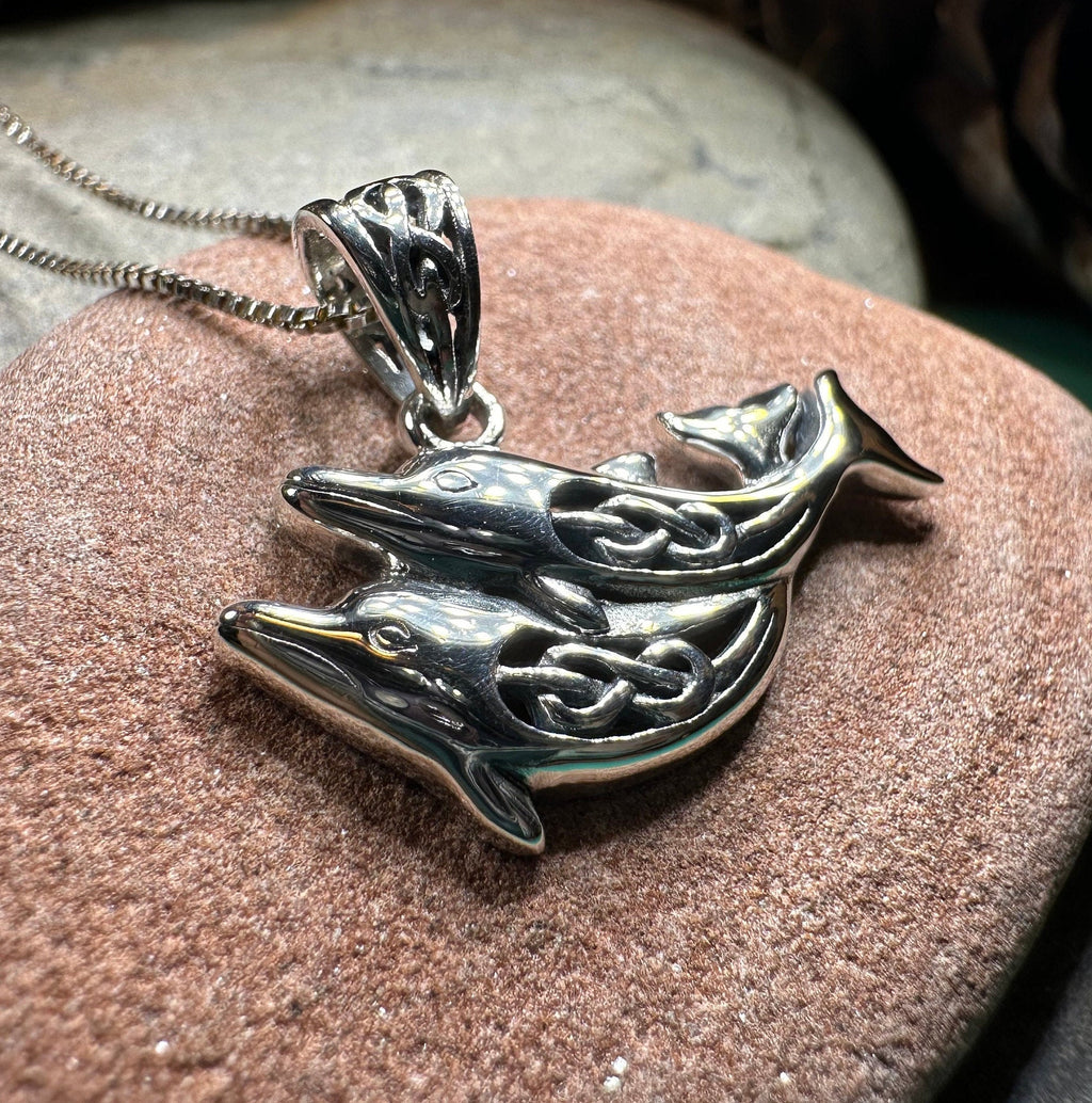 Always Together Celtic Dolphin Necklace