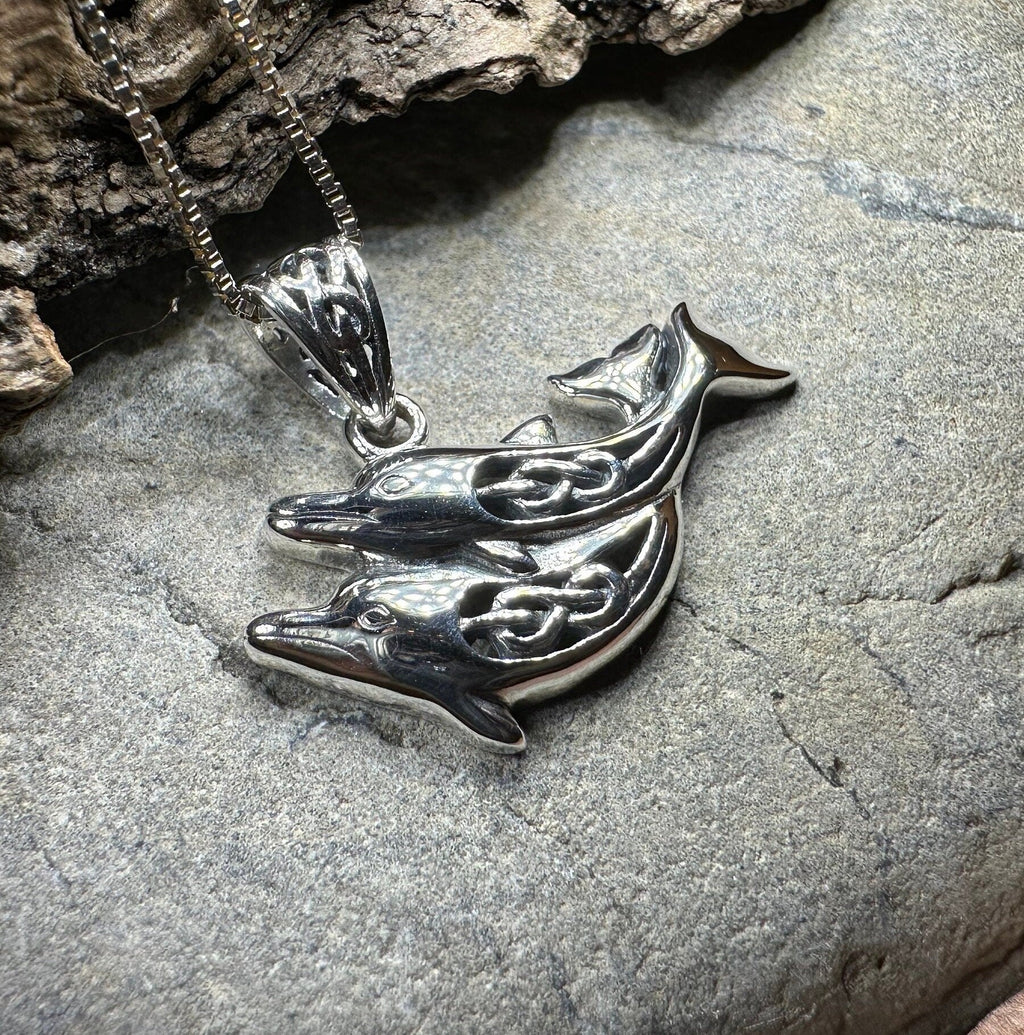 Always Together Celtic Dolphin Necklace