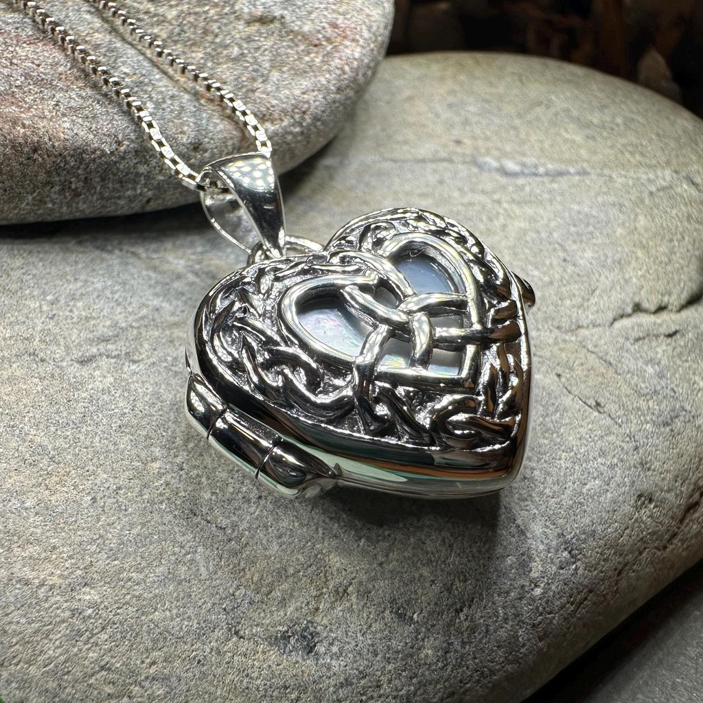 Adoration Trinity Knot Locket Necklace