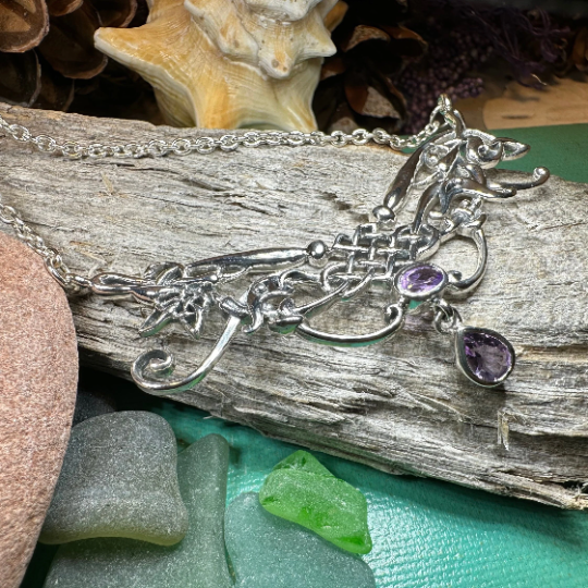 Aife Goddess Celtic Knot Necklace
