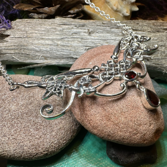 Aife Goddess Celtic Knot Necklace