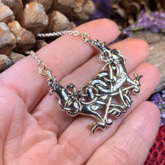 Airica Celtic Viking Silver Necklace