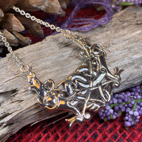 Airica Celtic Viking Silver Necklace