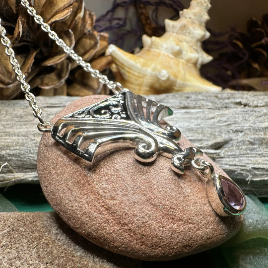 Aina Celtic Amethyst Necklace
