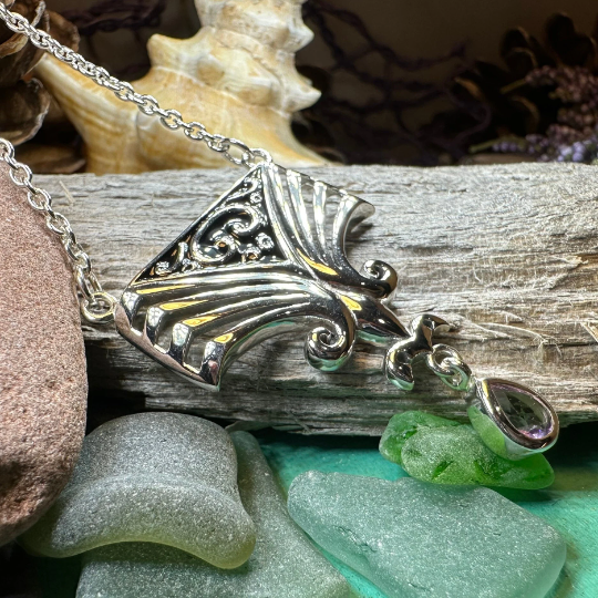 Aina Celtic Amethyst Necklace