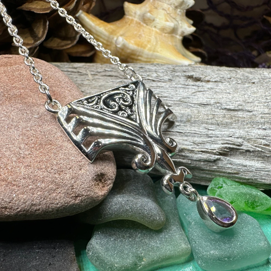 Aina Celtic Amethyst Necklace