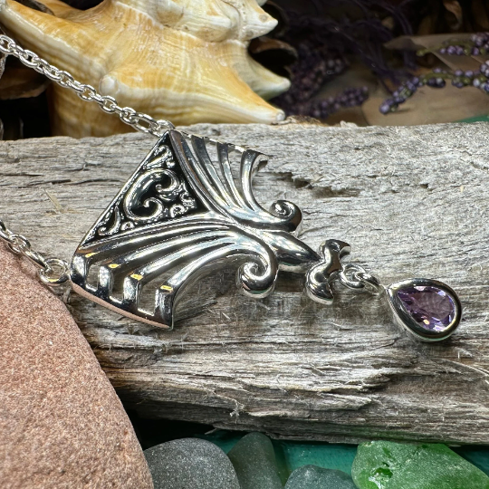 Aina Celtic Amethyst Necklace