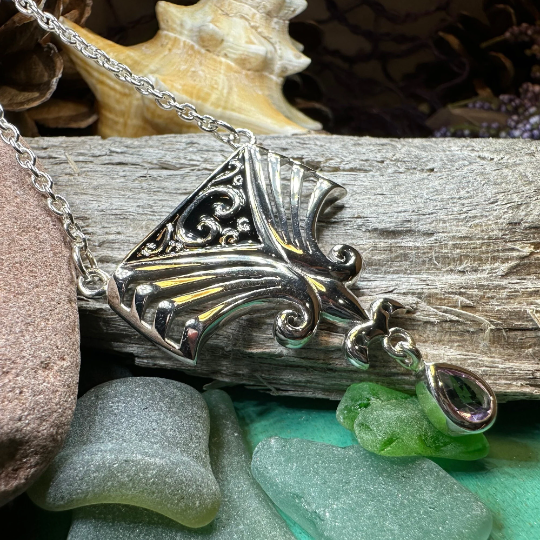 Aina Celtic Amethyst Necklace