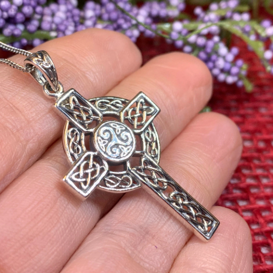 Aileran Celtic Cross Necklace