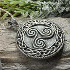 Aglimar Celtic Spiral Necklace