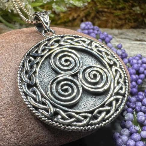 Adalgard Celtic Spiral Necklace