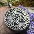 Adalgard Celtic Spiral Necklace