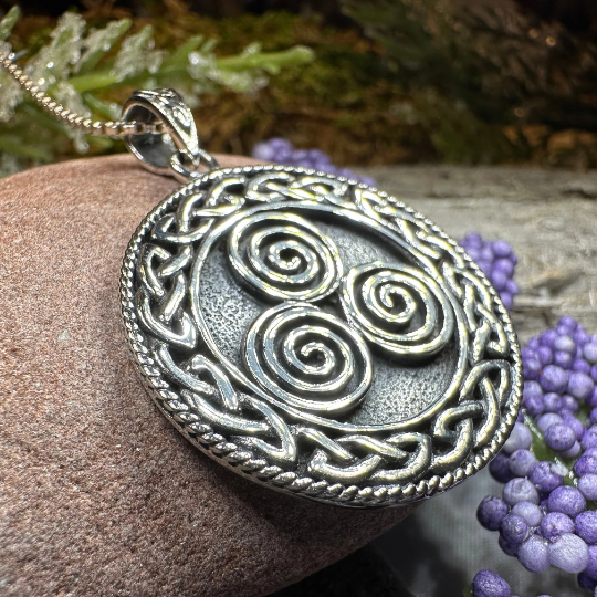 Adalgard Celtic Spiral Necklace