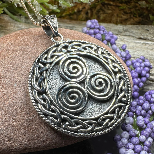 Adalgard Celtic Spiral Necklace