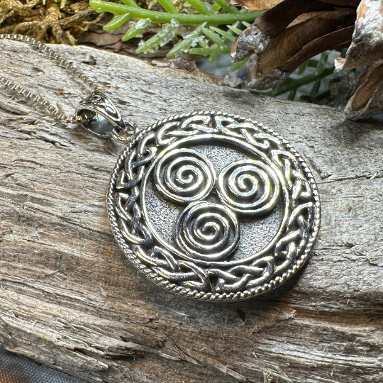 Adalgard Celtic Spiral Necklace