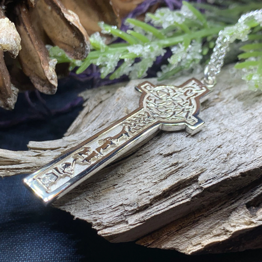 Alexander Scottish Celtic Cross Necklace